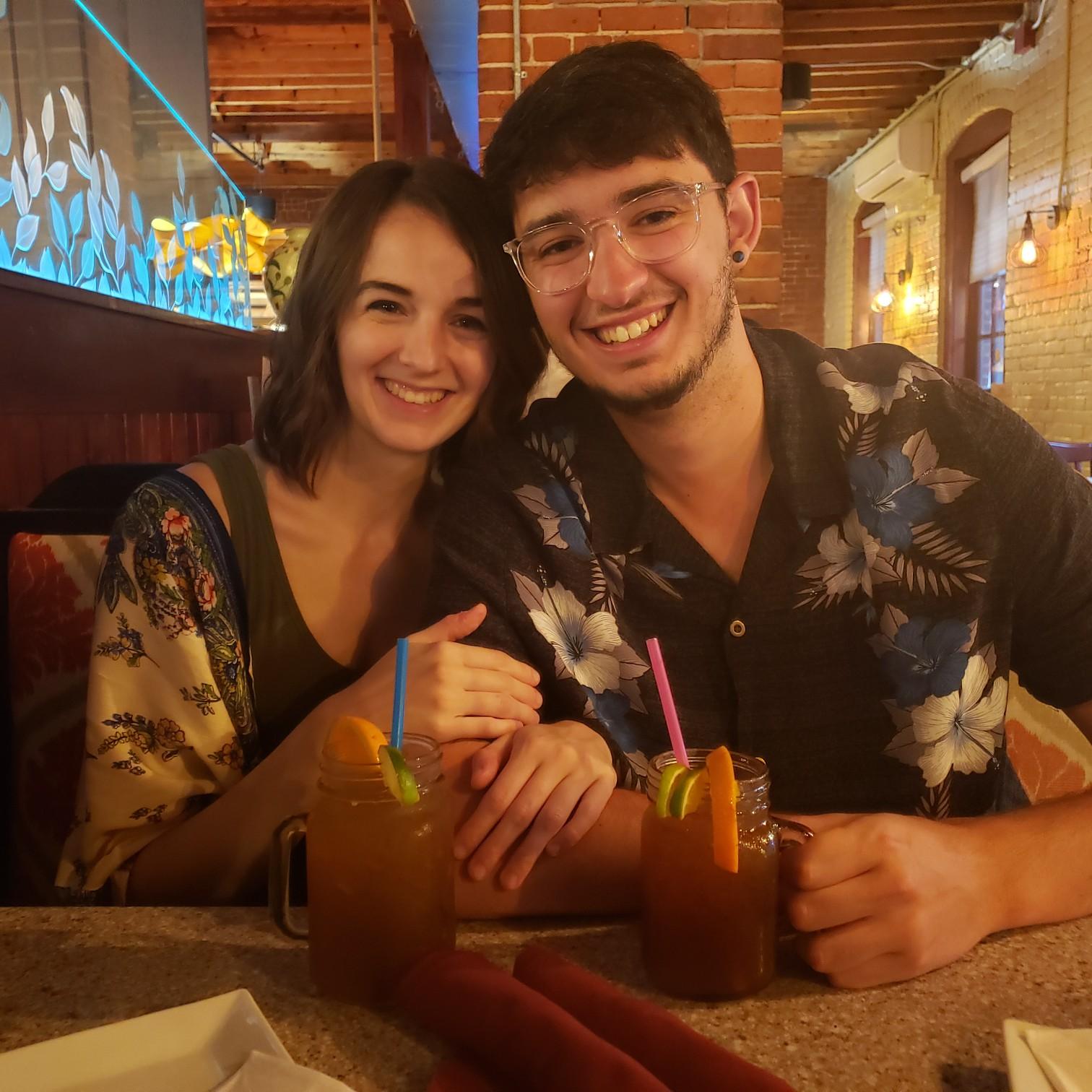 Celebrating Adrienne finishing her first year of graduate school and signing a lease for our first apartment!