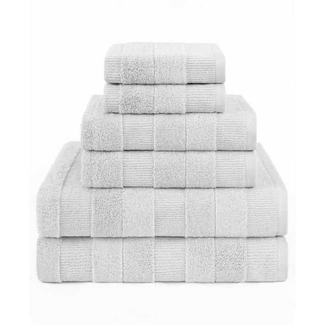 American Soft Linen Sense Collection 100% Micro Cotton Premium 6 Piece Towel Set, 600 GSM Ultra Soft and Plush Towels for Bathroom