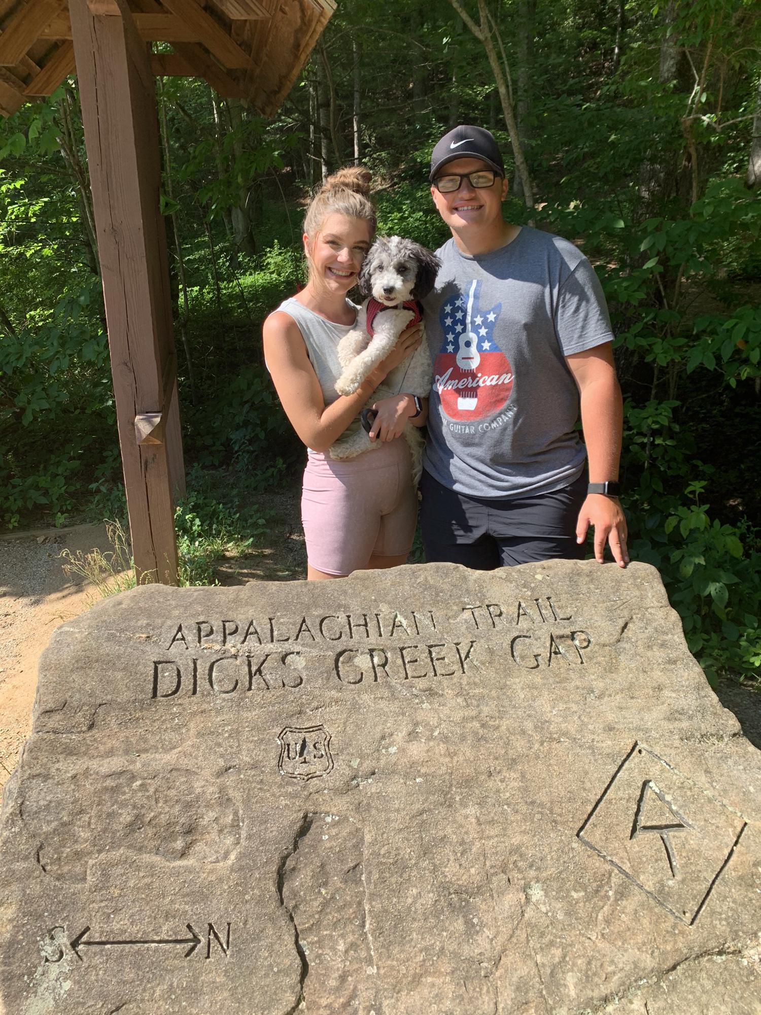 Josh and I hiked part of the Appalachian Trail. June 18, 2021