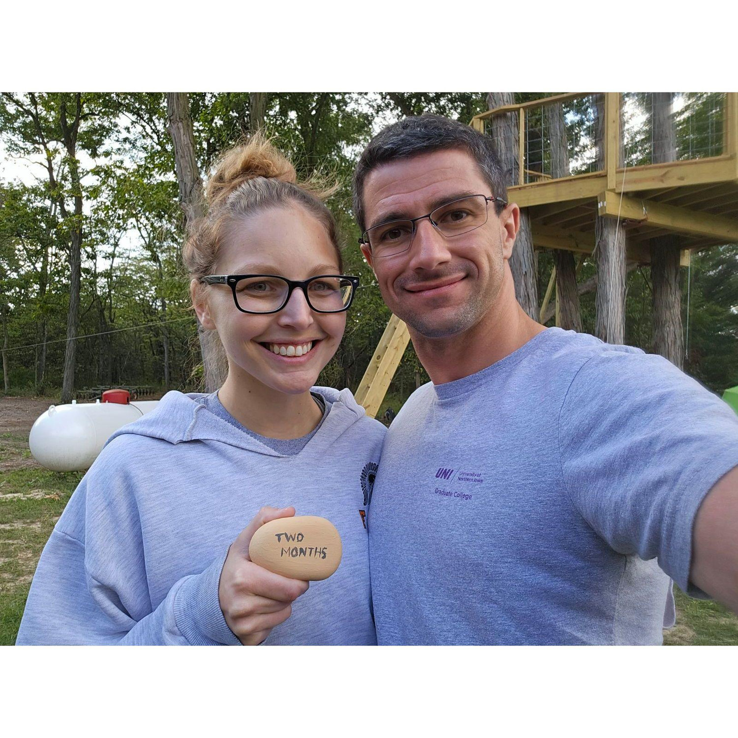 2 months- Visiting my cousin in the country