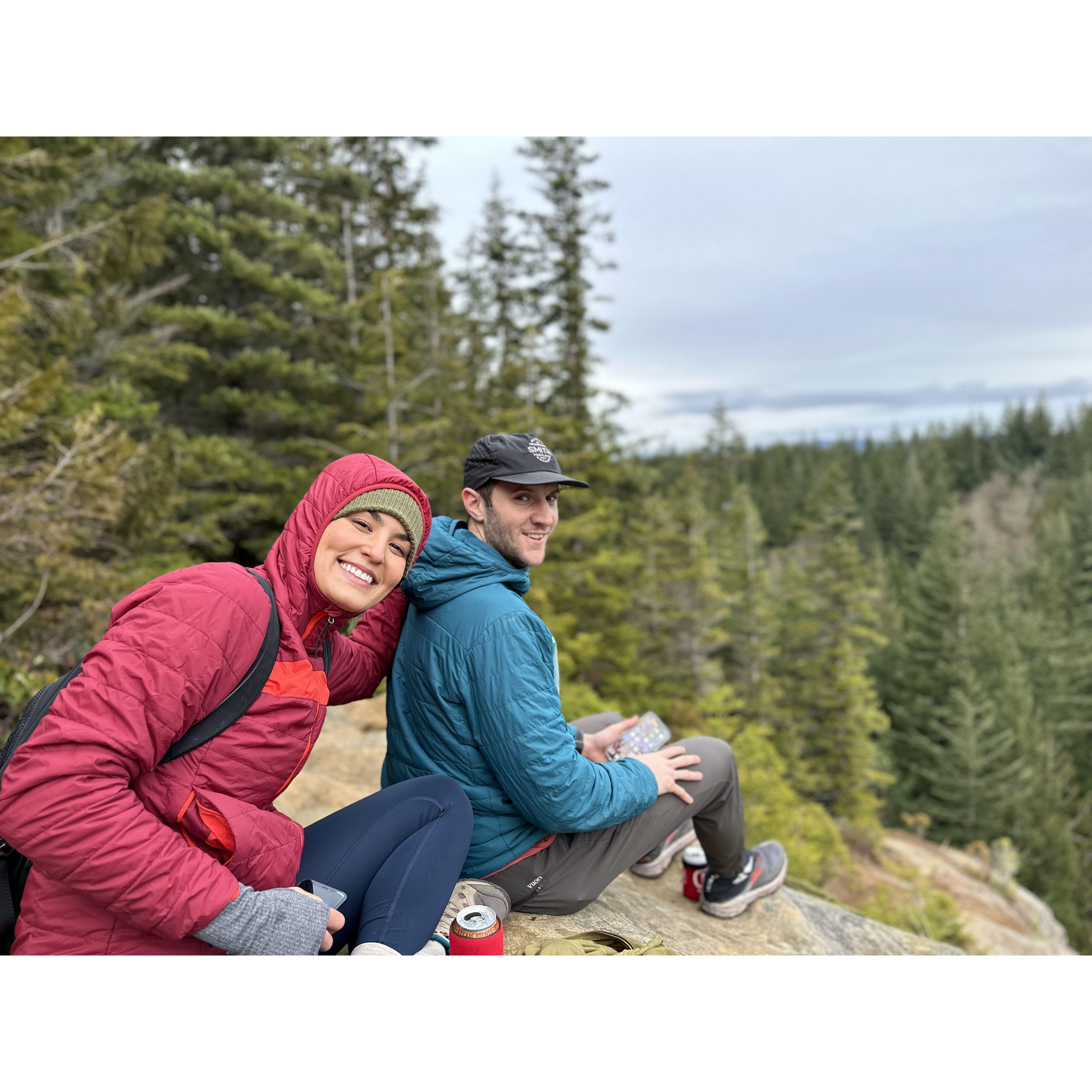 Big hike at Oyster Dome