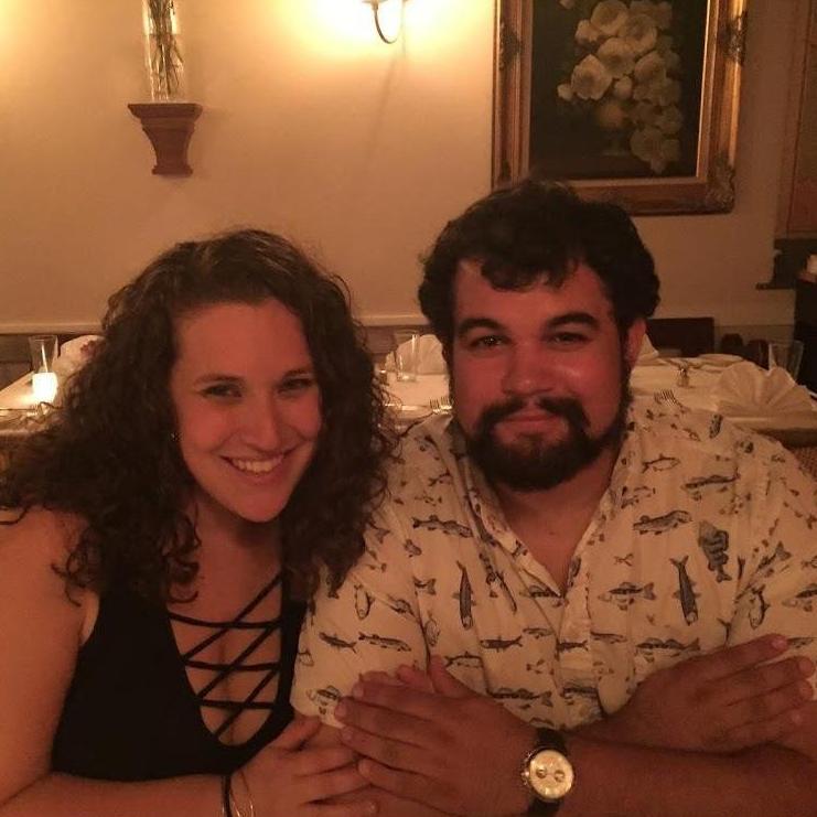 At Ianna's surprise birthday weekend in 2017 - first dinner at La Fable