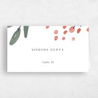 White Wedding Place Card - Colletta