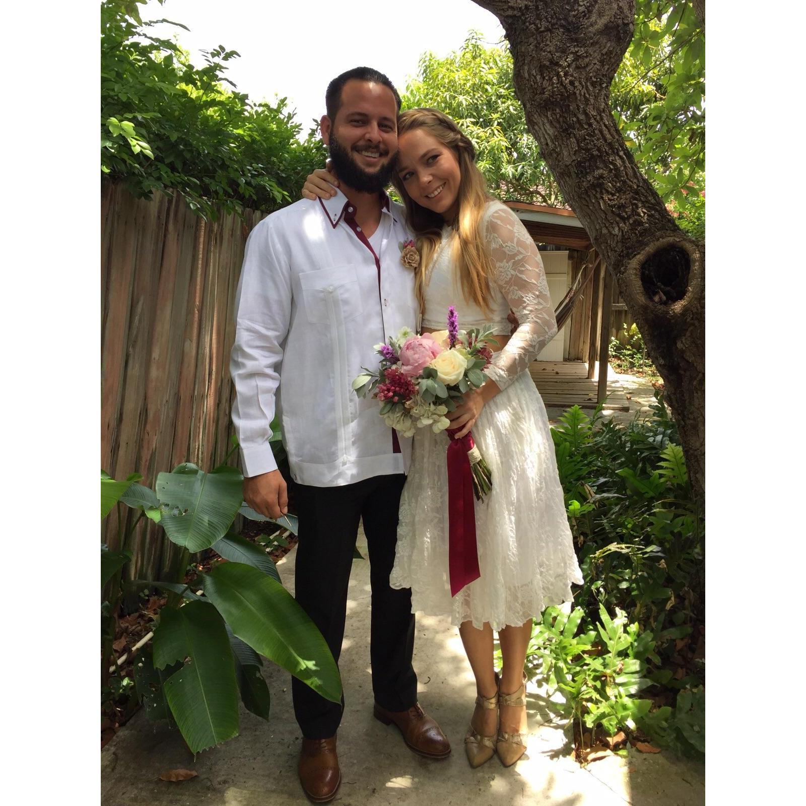 Michele and Sergio's Civil Wedding June 12th, 2015, in Miami, Florida.