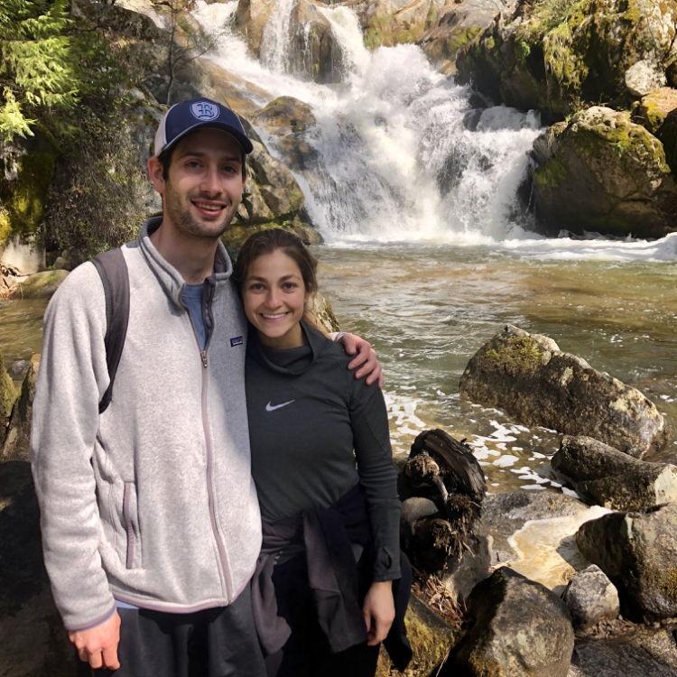 My first trip home with Alex - hiking in Fresno, California