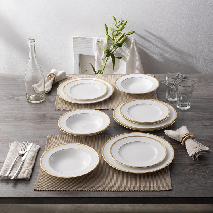 Noritake, Rochelle 12-Piece Dinnerware Set, Service for 4 | Zola