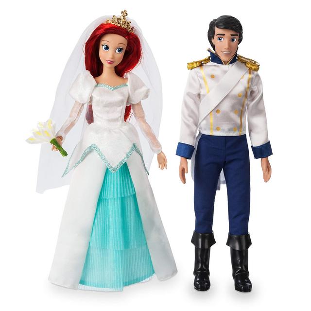 Disney Ariel and Eric Classic Wedding Doll Set - The Little Mermaid No Color