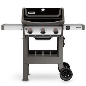 Spirit II E-310 3-Burner Propane Gas Grill in Black