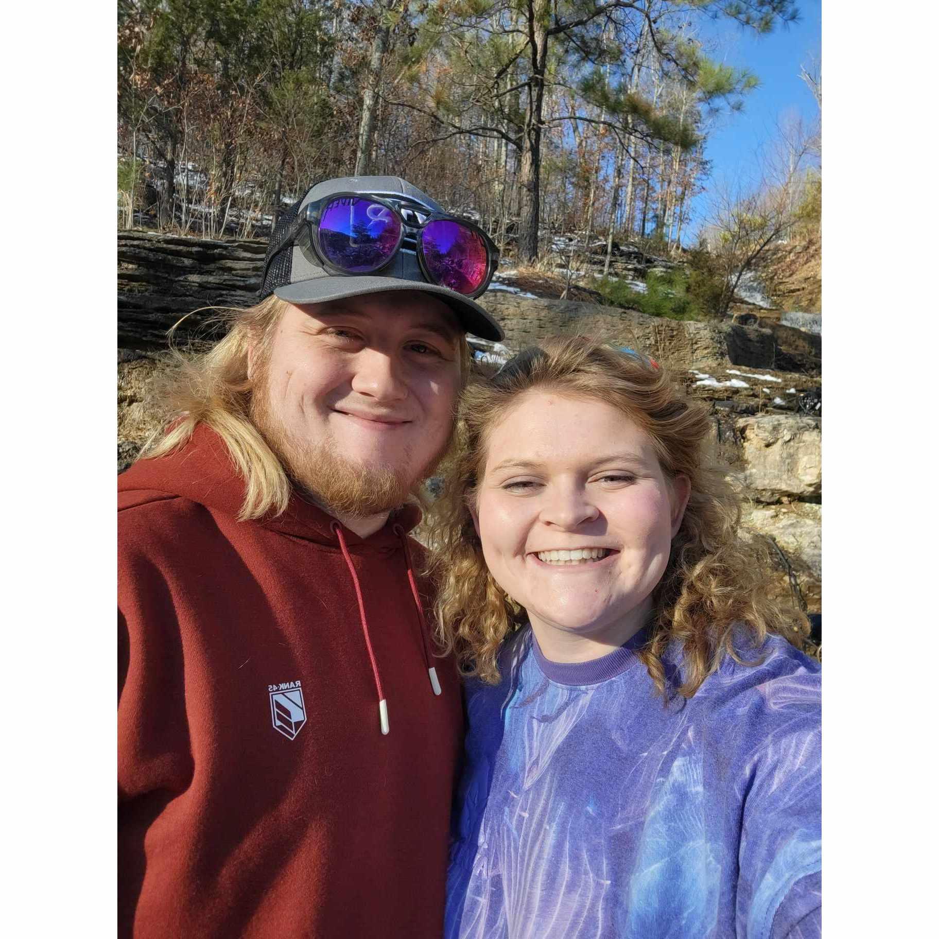 Lost Canyon Cave Tour At the Top of the Rock Ridgedale, Missouri -January 2023