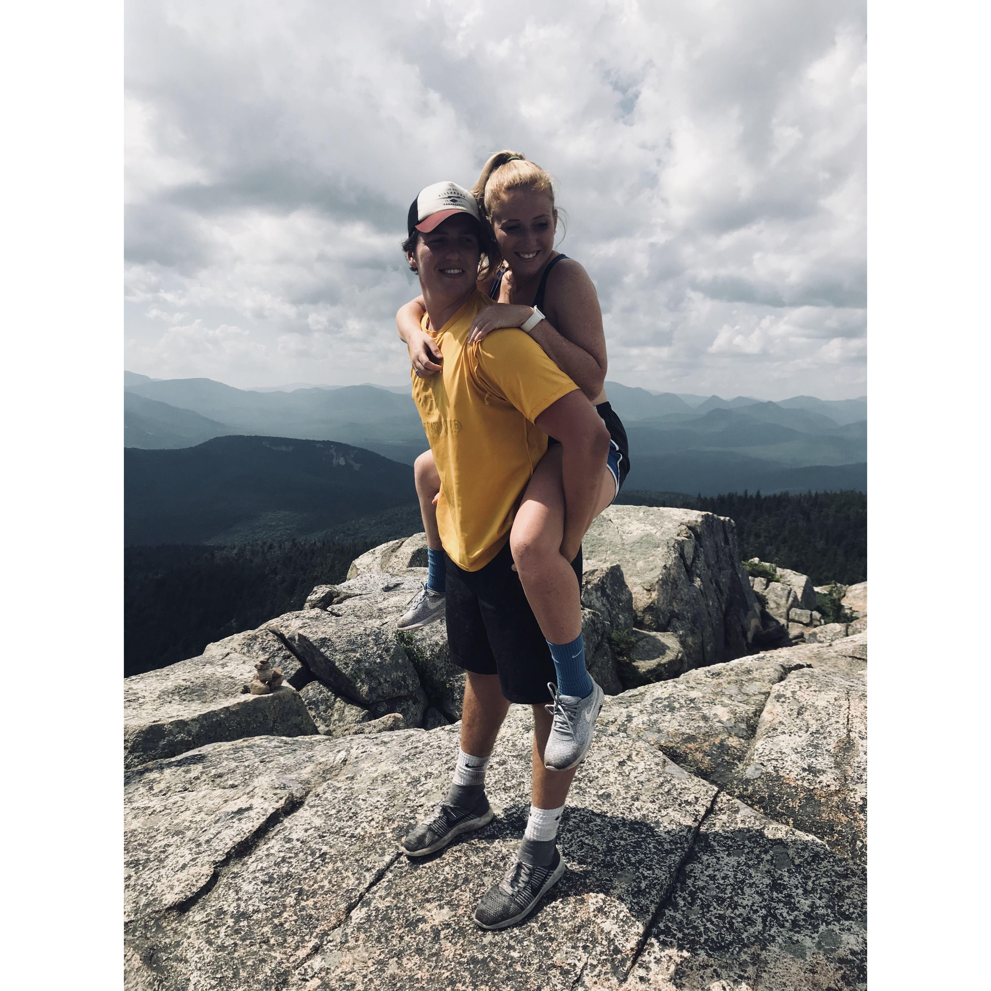 one of many hiking adventures