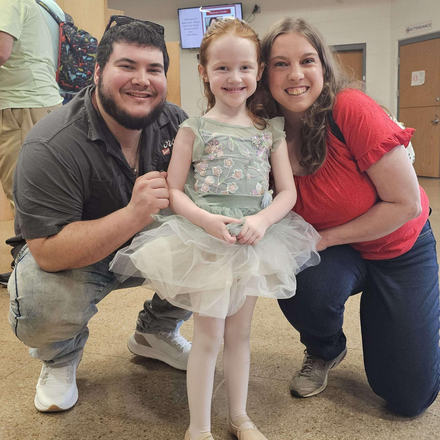 Taylor and Zachery at the flower girl's dance