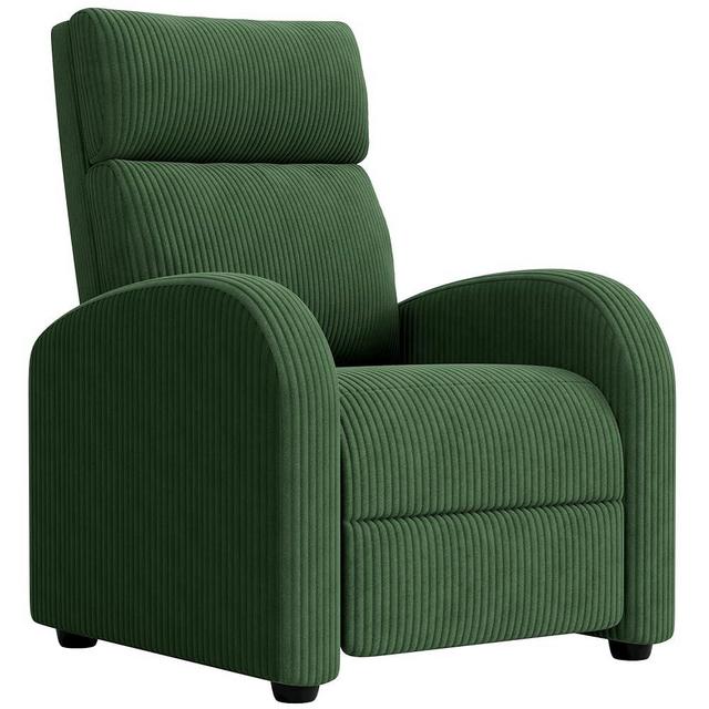 YESHOMY Recliner Chair for Adults, Adjustable Modern Single Sofa with Padded Seat Backrest for Living Room, Green