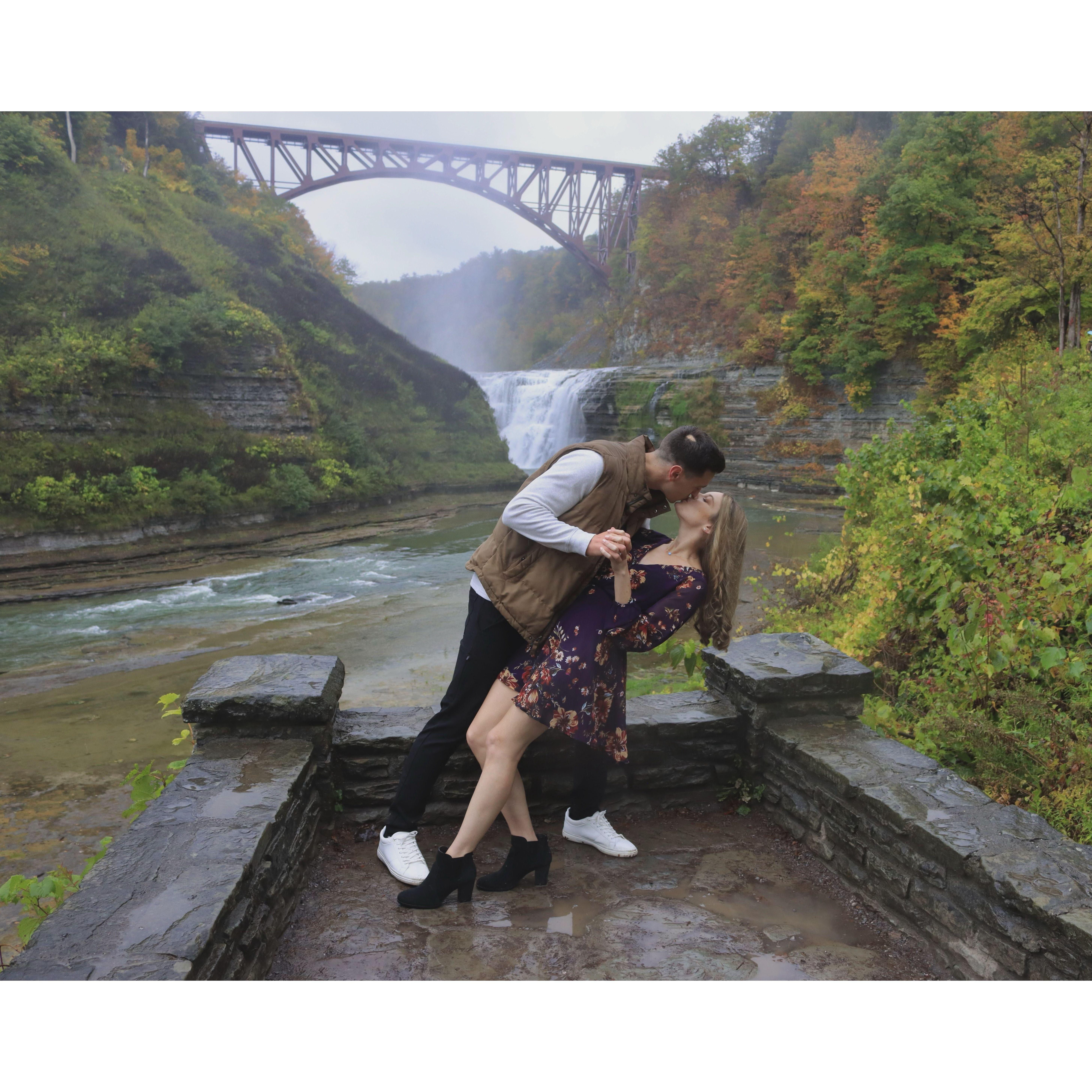 Engagement Pictures at Letchworth State Park