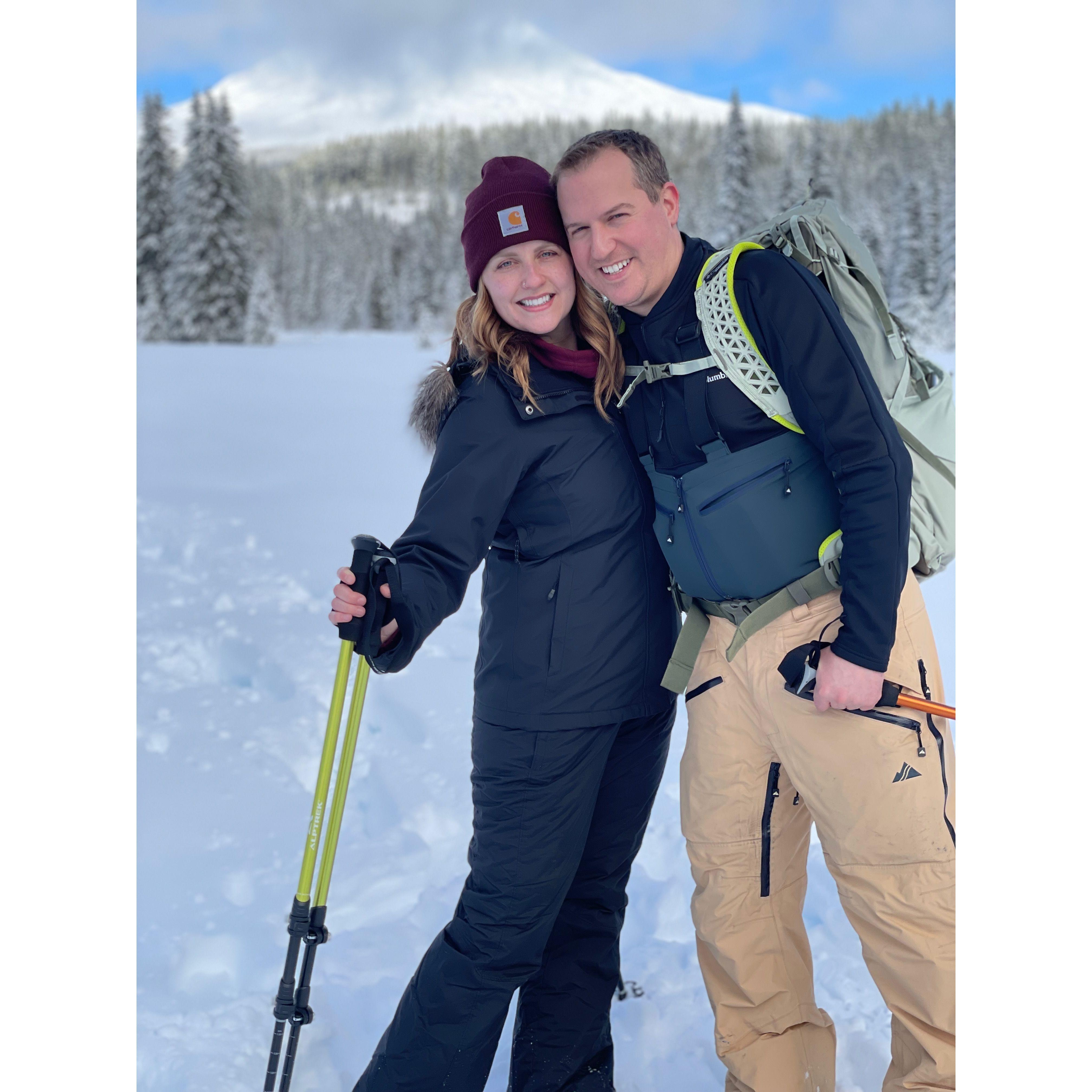 Snowshoeing in Oregon