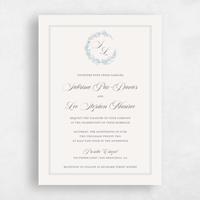Beige Wedding Invitation - Goundry Frame