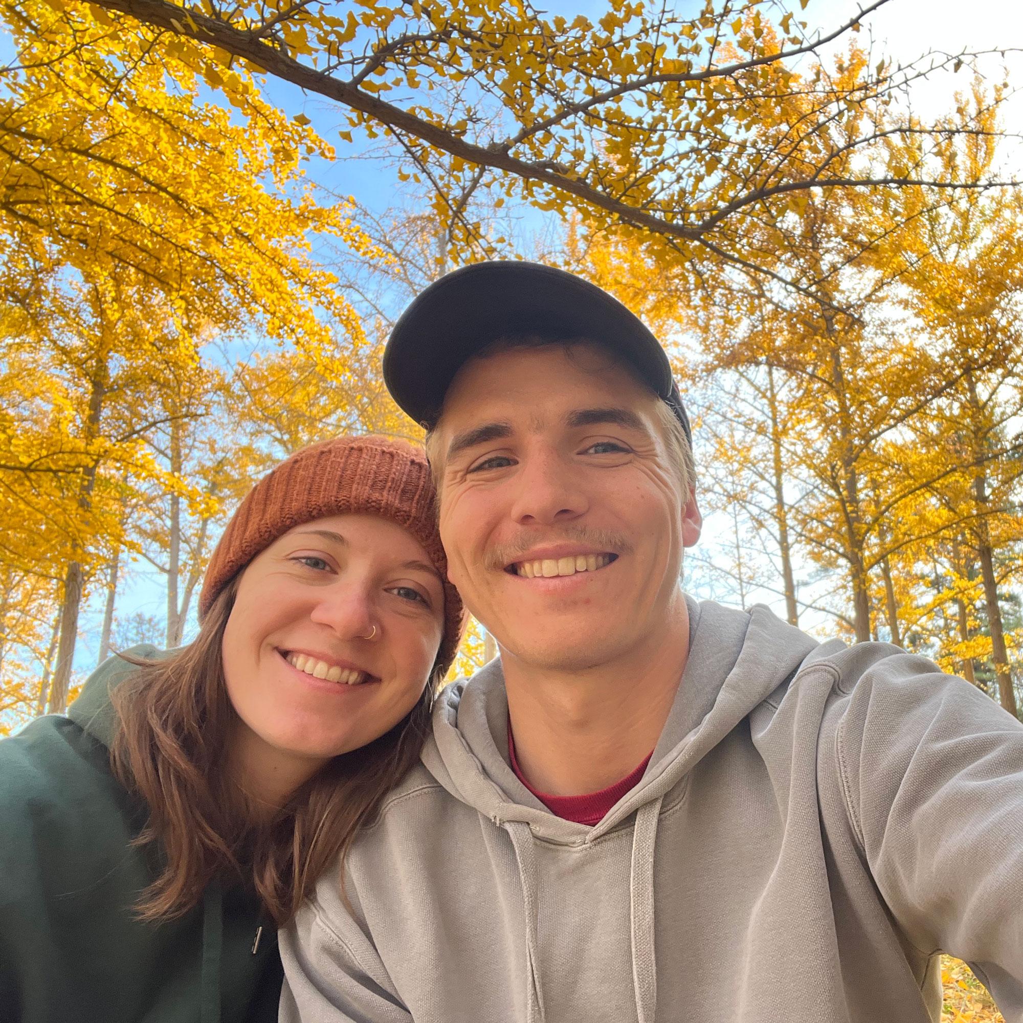 [October 2022, Virginia Arboretum] Visiting the largest ginko tree collection at peak bloom!