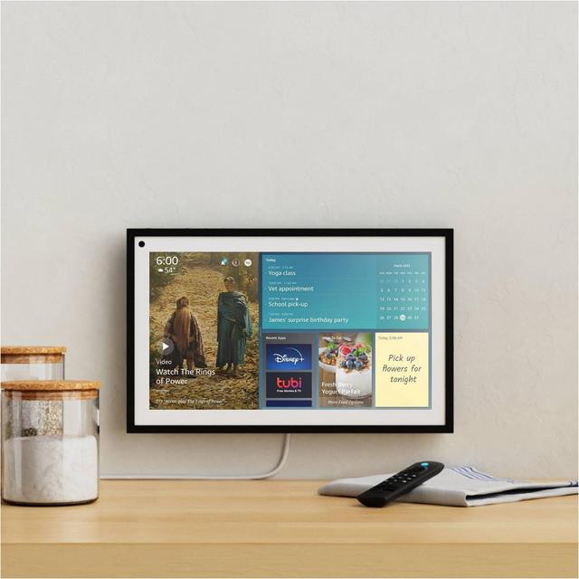 Amazon Echo Show 15 Full HD 15.6" Smart Display with Alexa and Fire TV Built-in - White