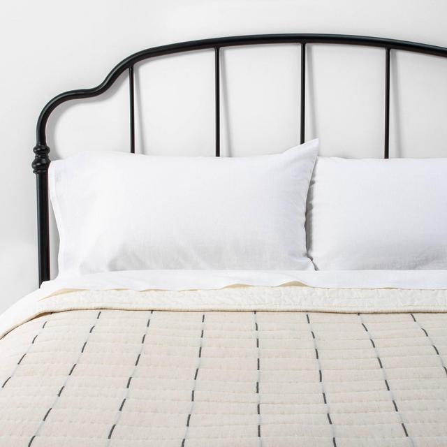 King Broken Stripe Quilt Railroad Gray - Hearth & Hand™ with Magnolia