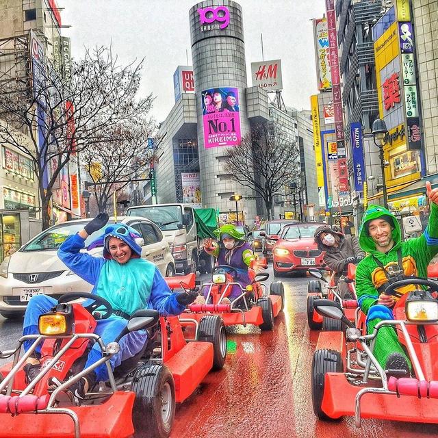 Mario Kart in Tokyo, Japan
