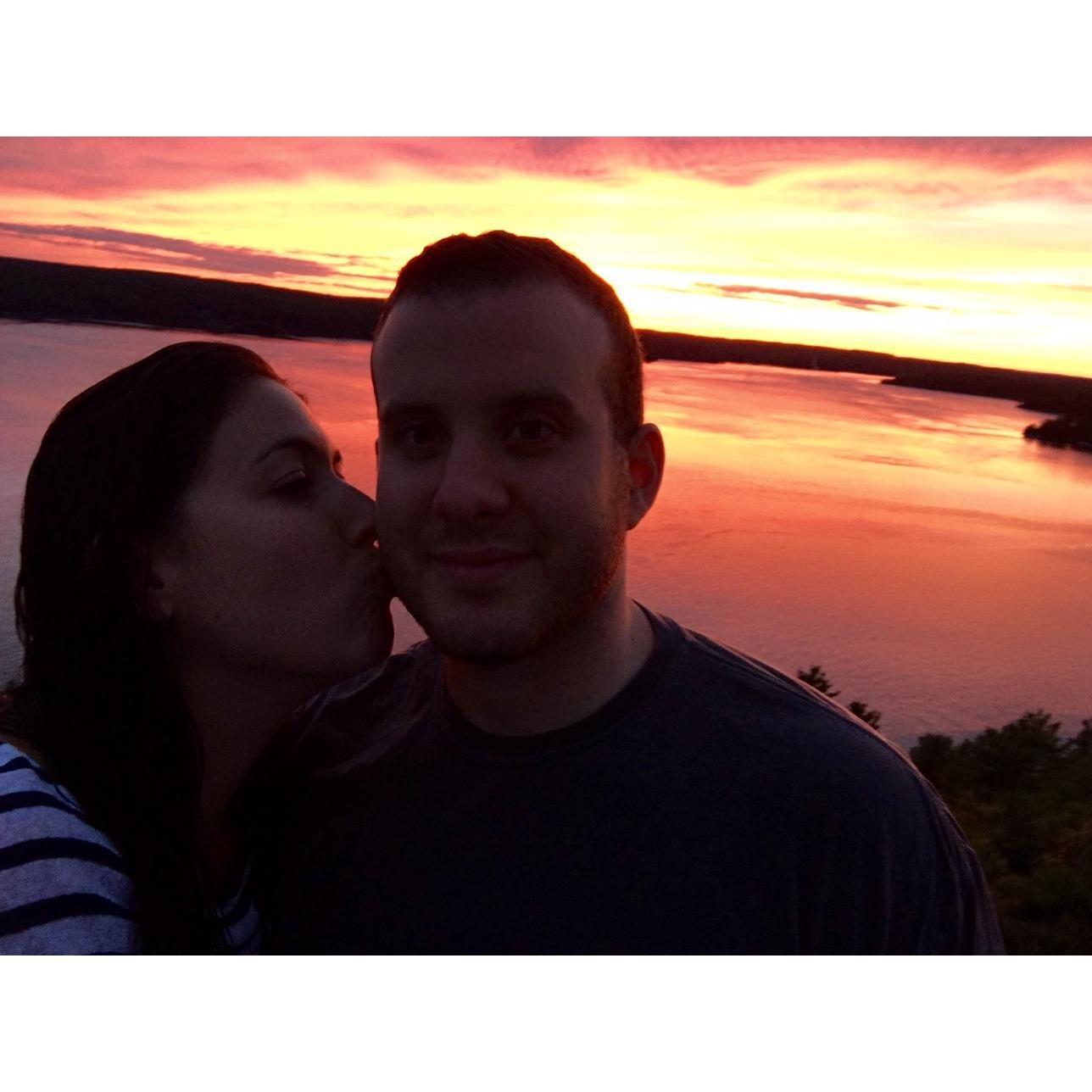 Camp Saper sunsets.