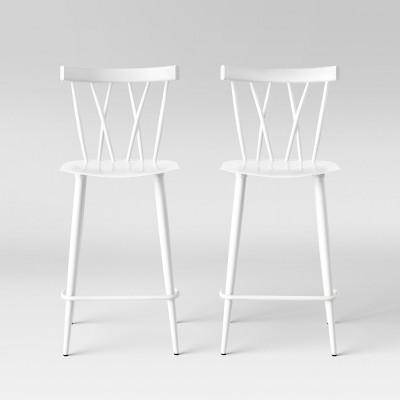 Set of 2 Becket Metal X Back Counter Stool - Project 62™
