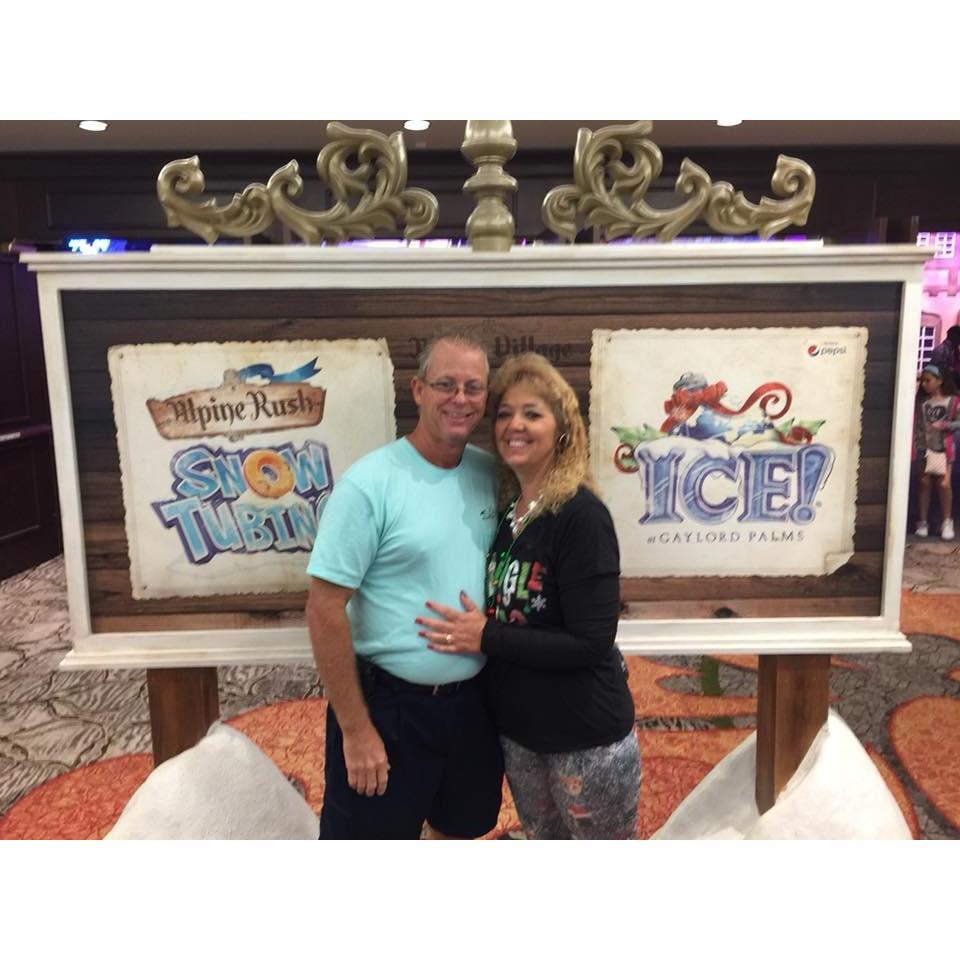 Christmas at Disney Ice, cold but FUN!