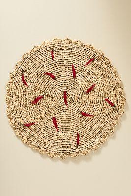 Scattered Fruit Round Placemat