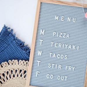 Gray Felt Letter Board | 12x18