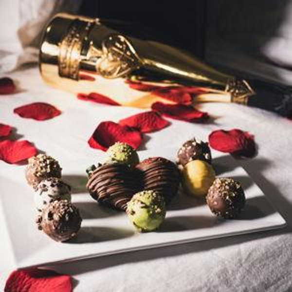 Prague Hotel Welcome Chocolate and Wine!