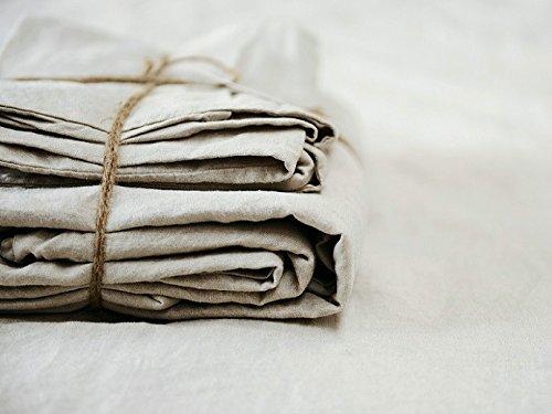 Merryfeel Luxurious 100% Pure French Linen Sheet Set - Queen