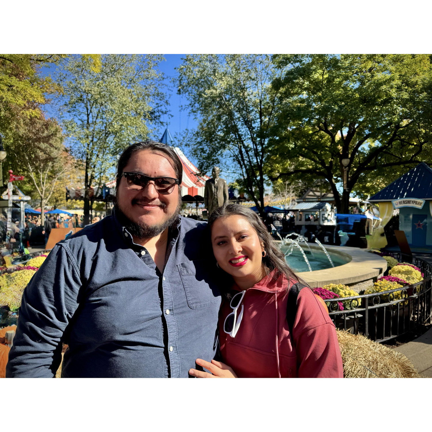 Enjoying Hershey Park