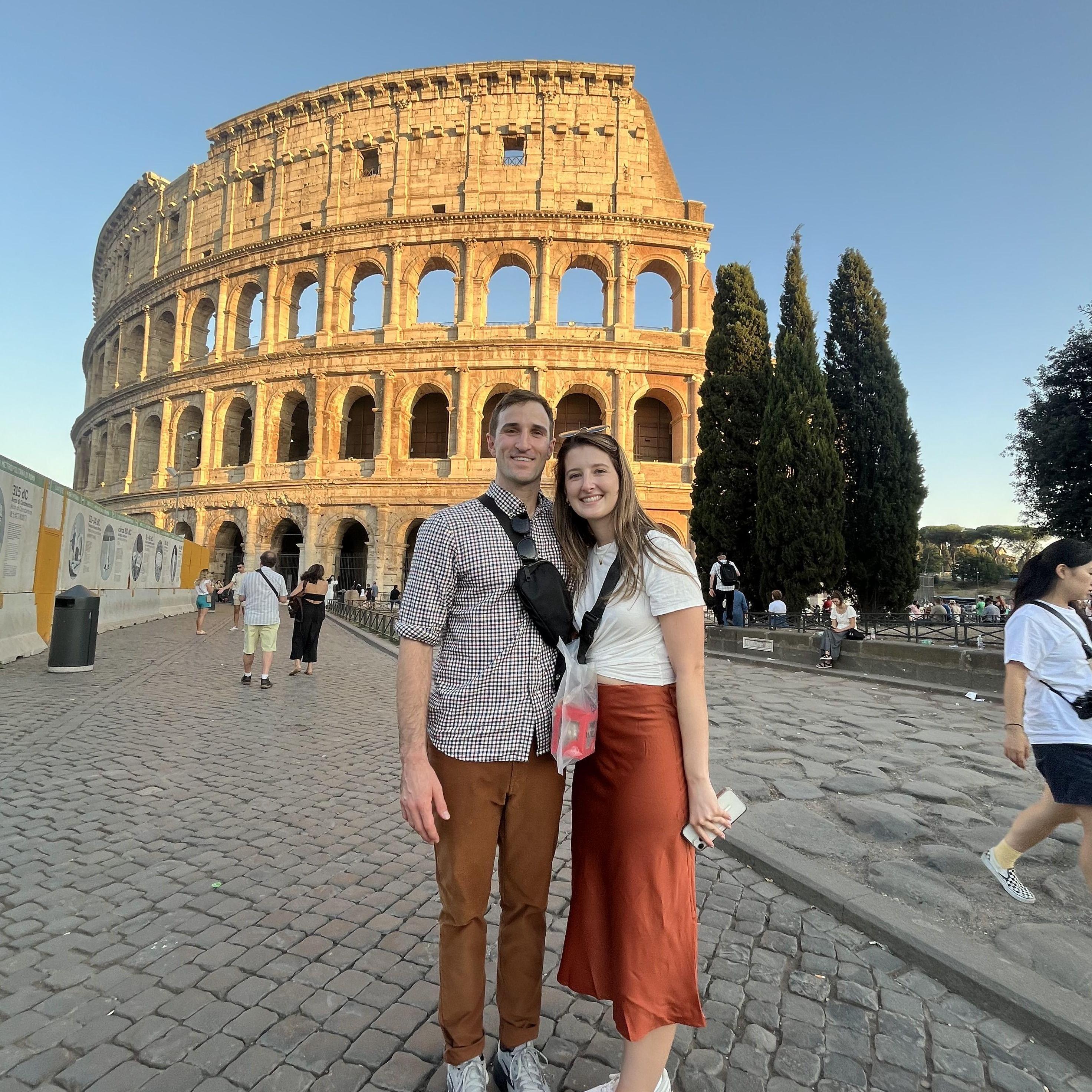 The Colosseum in Rome, Italy - 10/2/2023