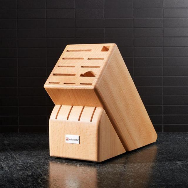 Wüsthof - Wusthof ® 15-Slot Natural Wood Knife Block