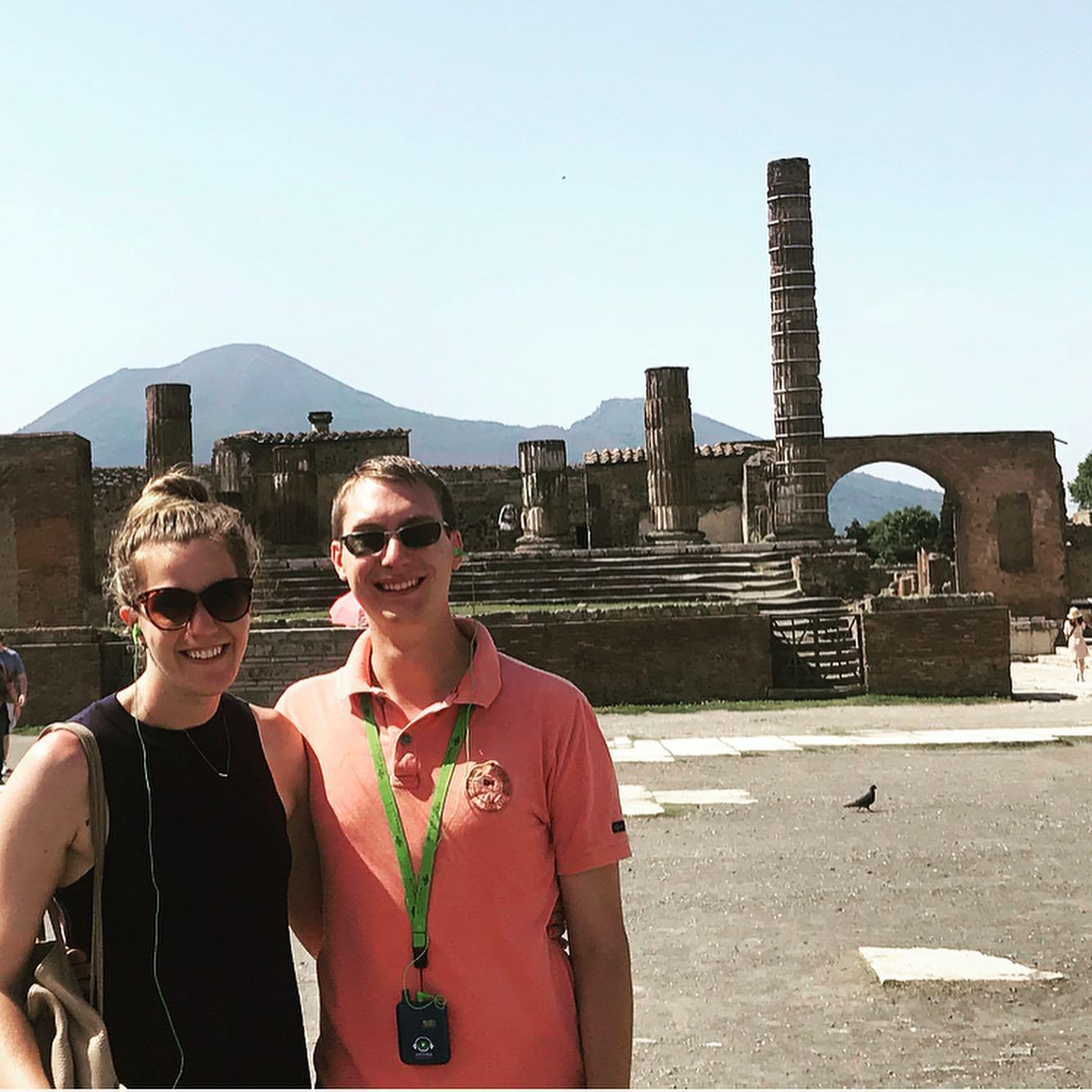 Roman ruins! Pompeii, maybe?
