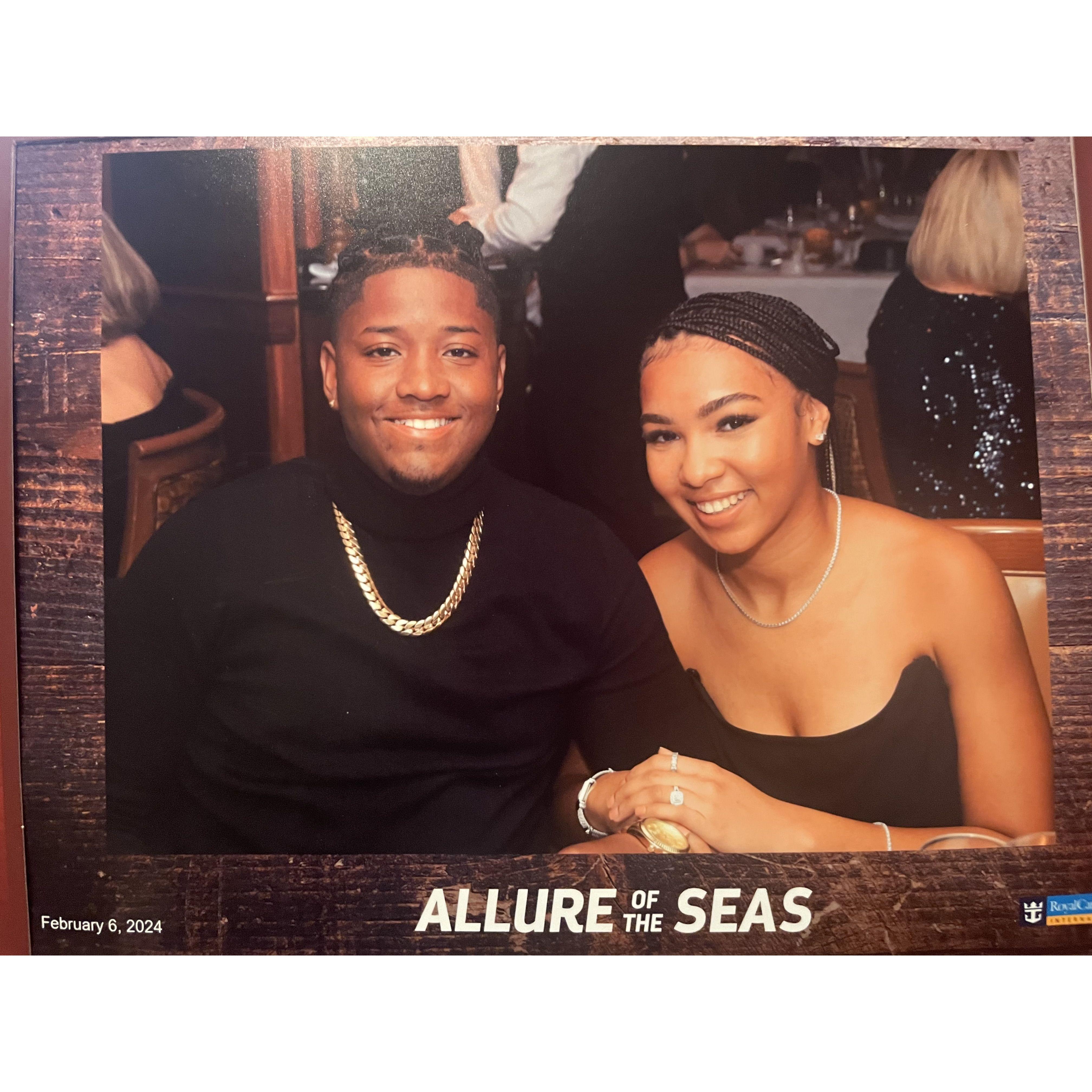 Our first cruise together.