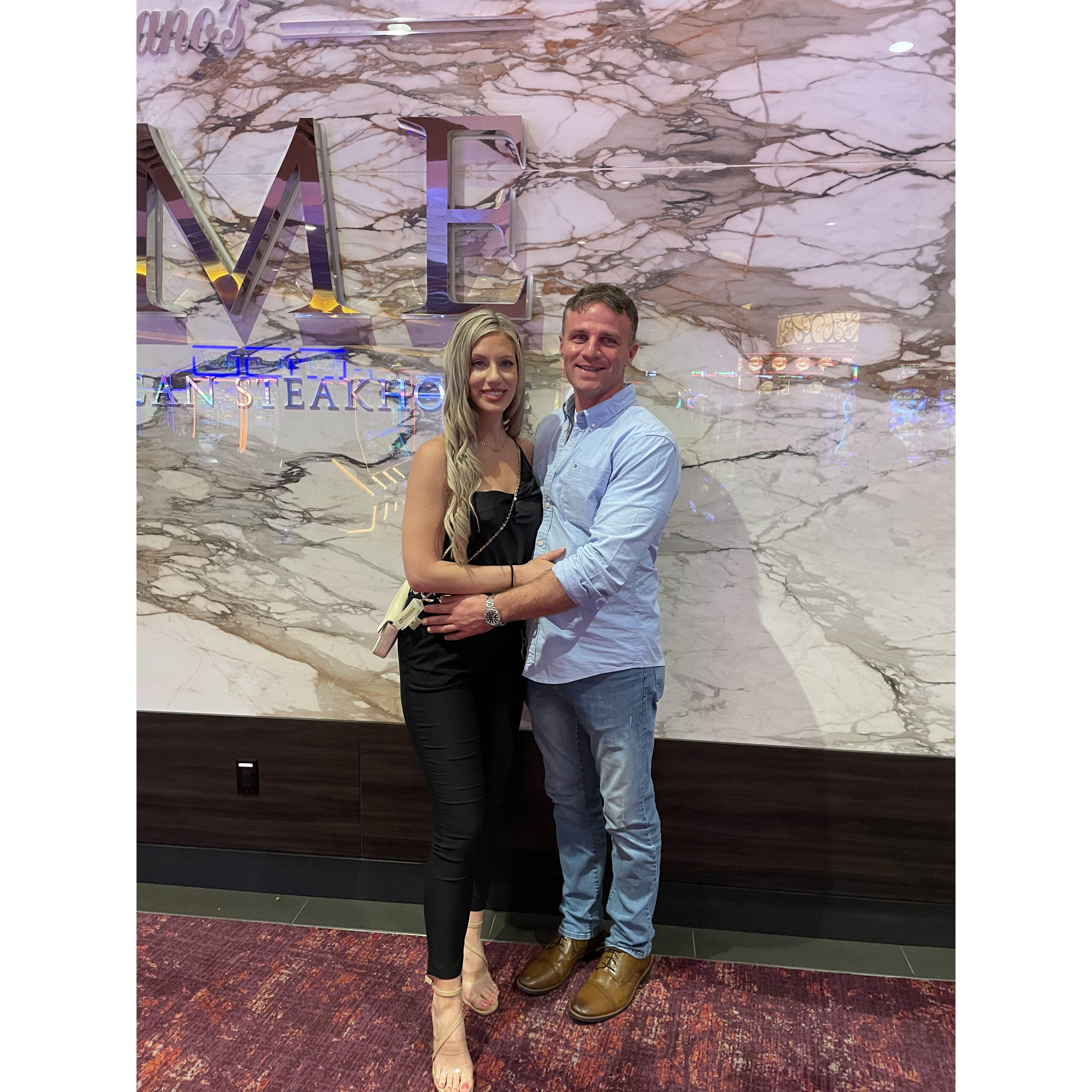 Dinner at the casino