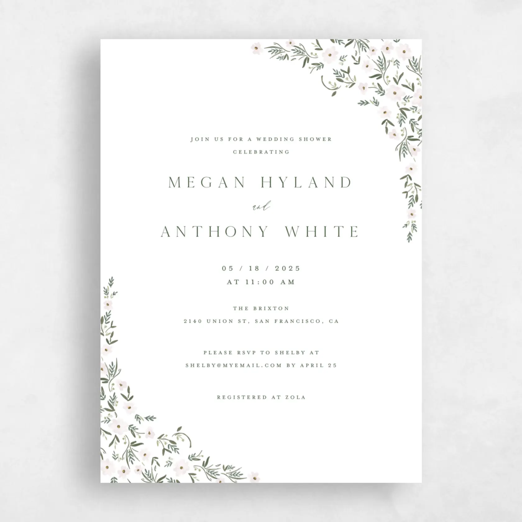 Wedding Shower Invitation - Lenora preview