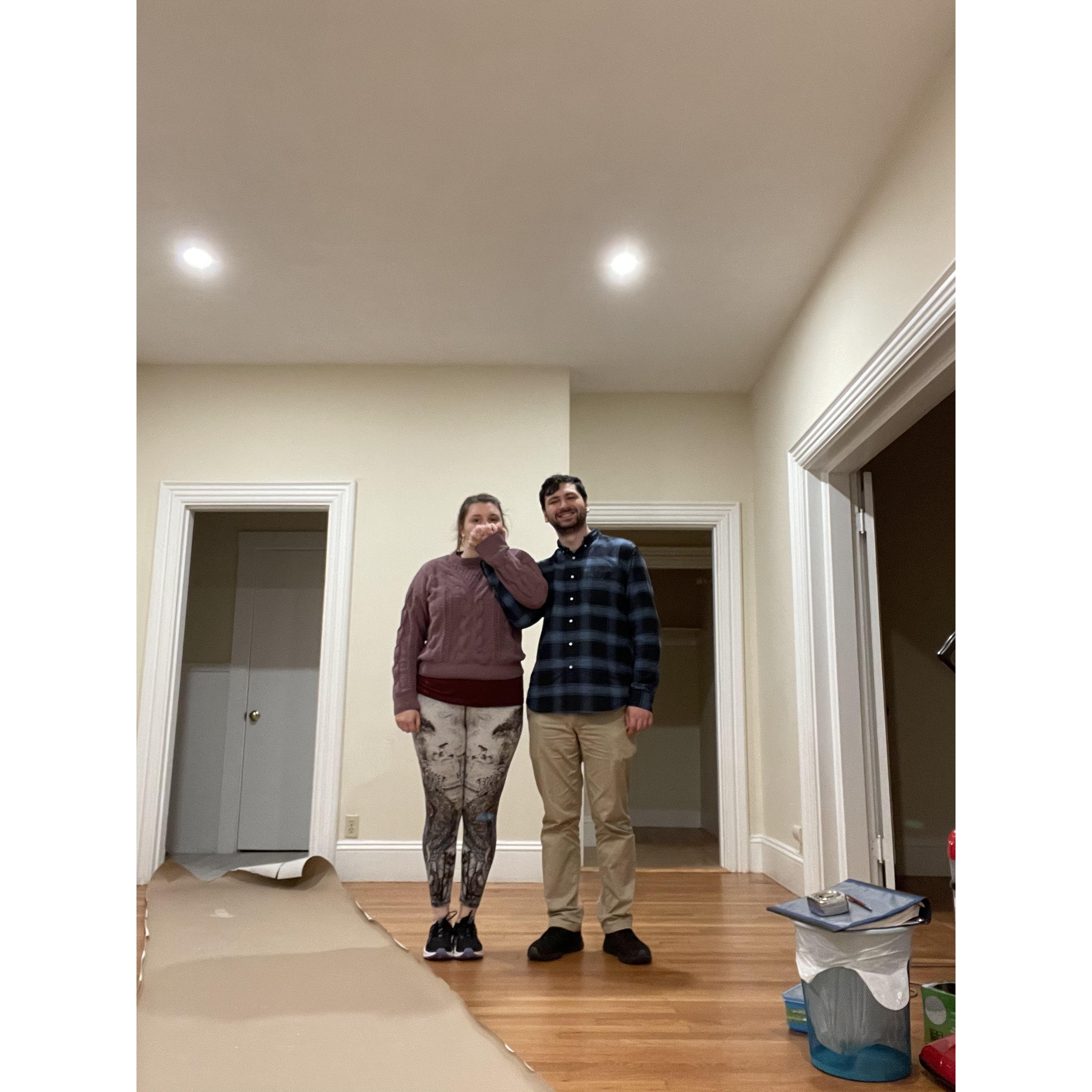 The day we moved into our apartment together