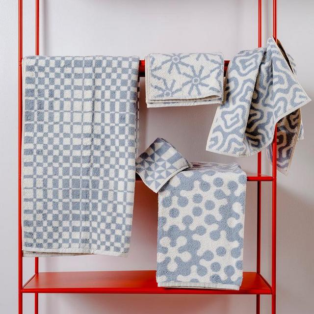 Dusen Dusen Set of Neutral Pattern Towels