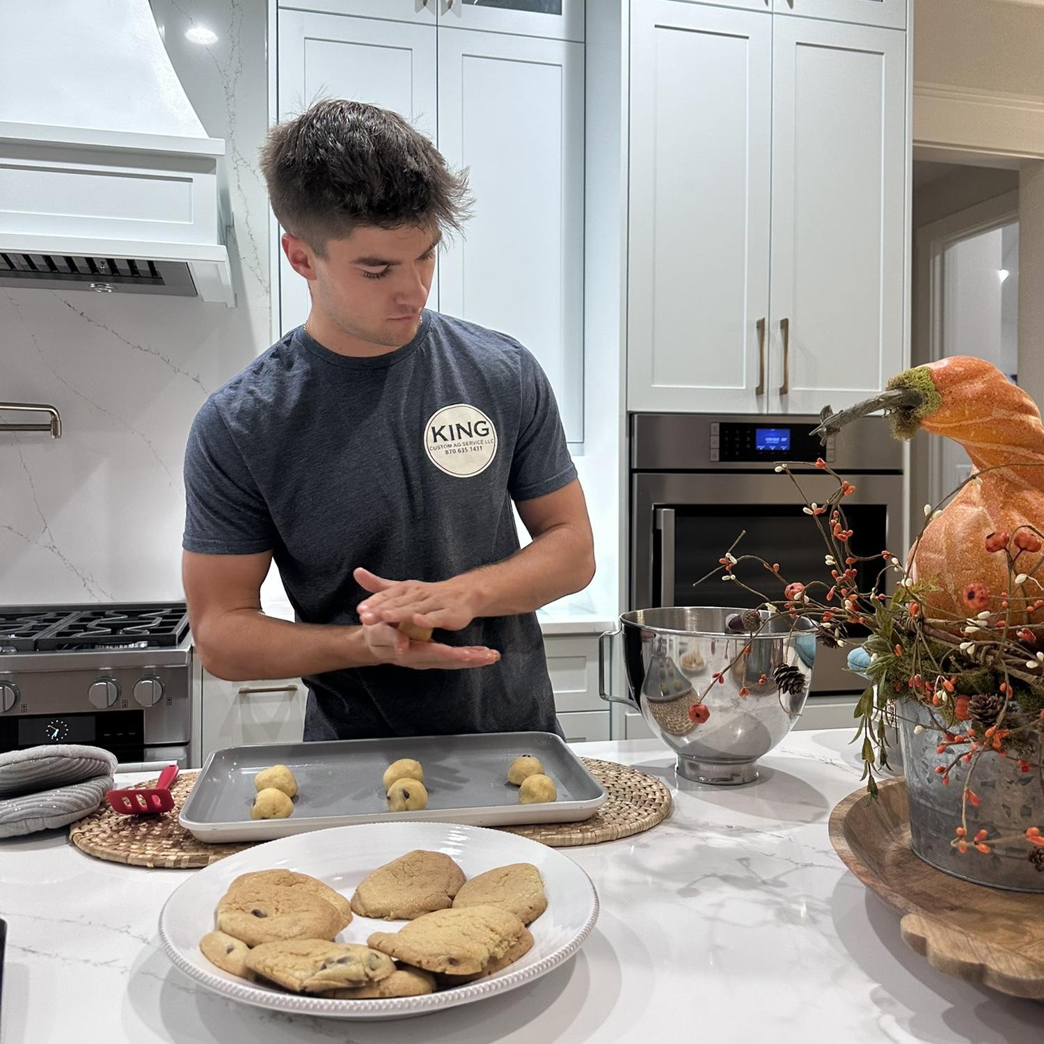 First date! 2 days after Haylin had surgery & Jagger made her cookies :)