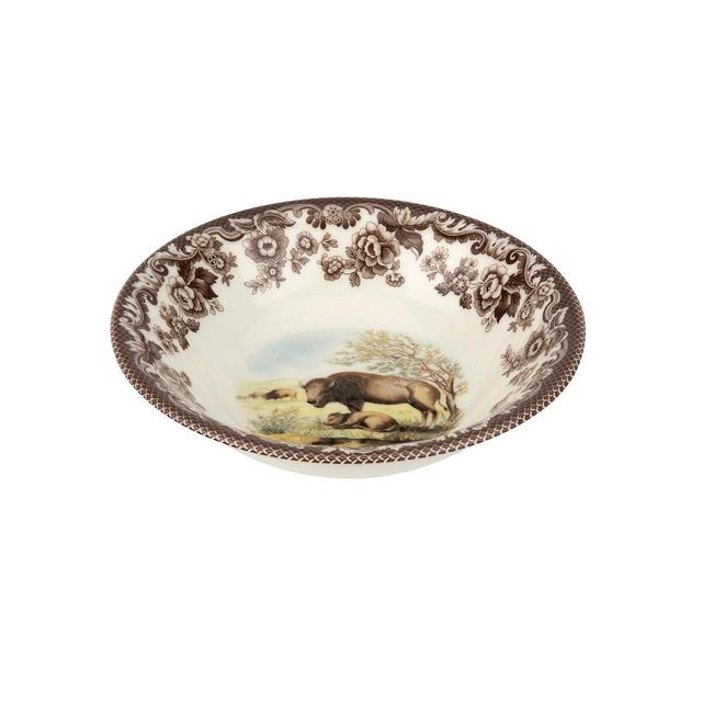 Spode Woodland Bison Ascot Cereal Bowl