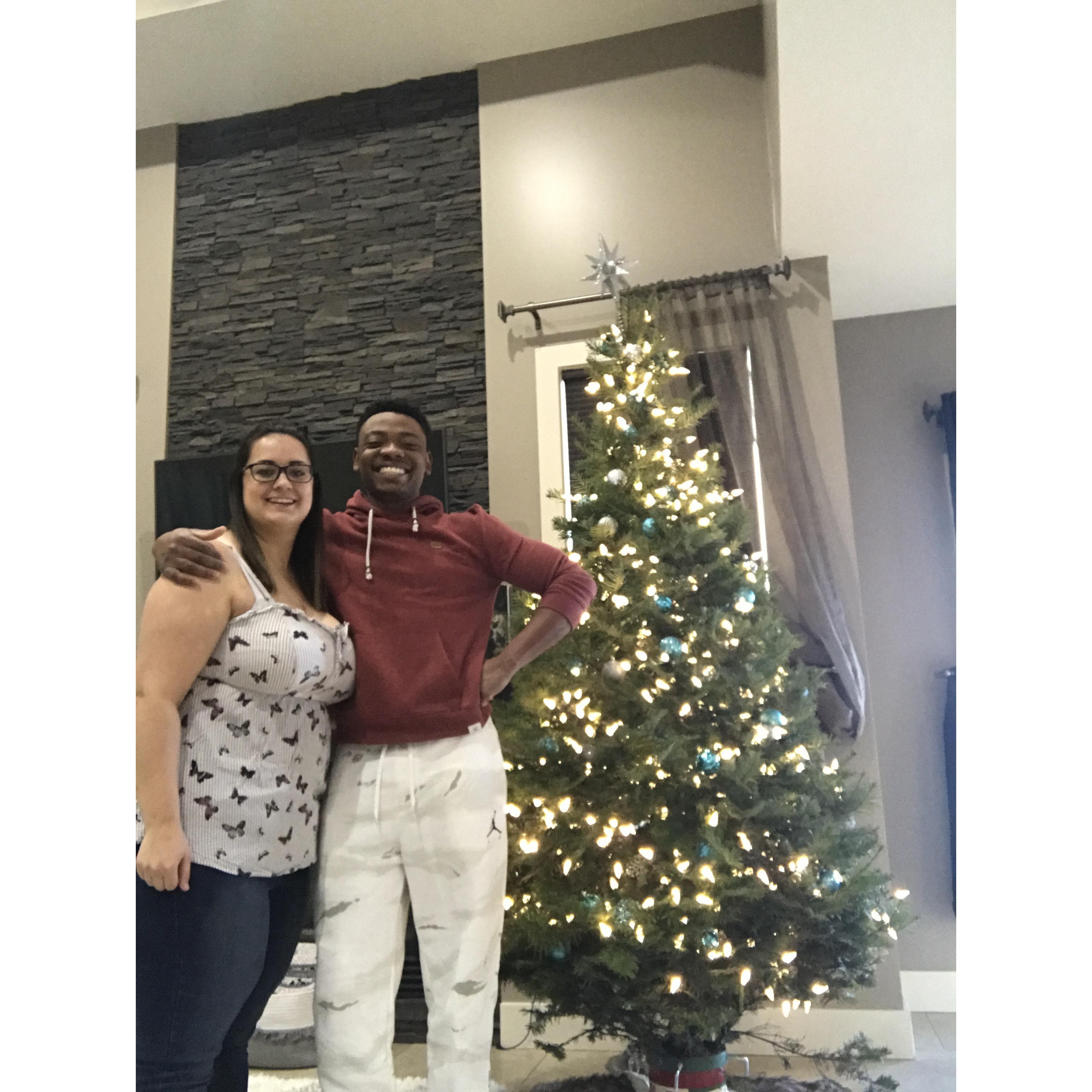 First Christmas in their new home