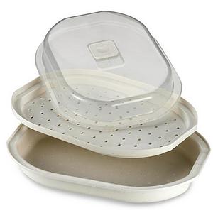 Meals in Minutes Microwave Fish and Vegetable Steamer