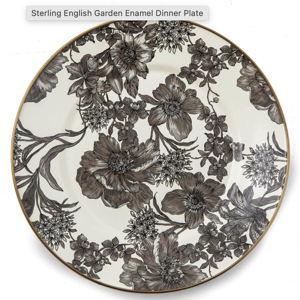 Sterling English Garden Enamel Dinner Plate