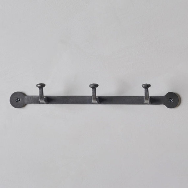 Hammered Aged Iron Wall Hooks