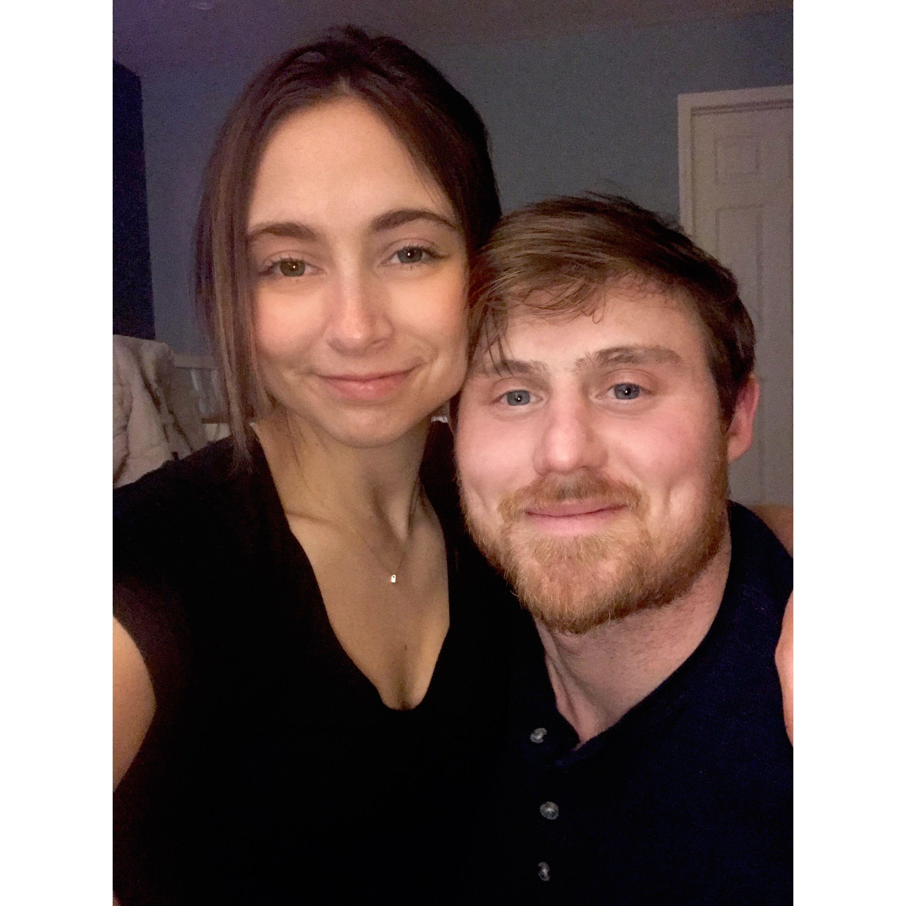 Our first photo together!