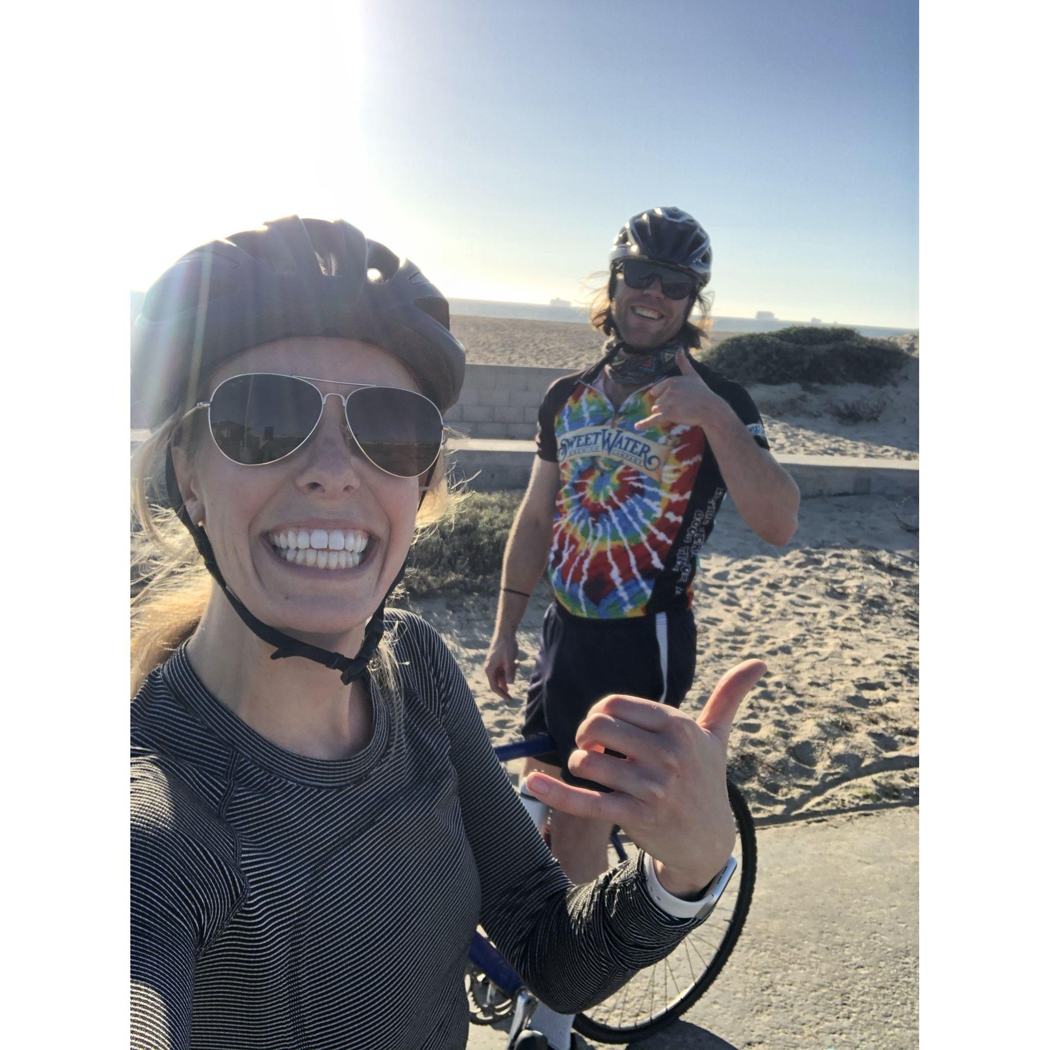 Road biking around Long Beach, CA
[November 2020]
