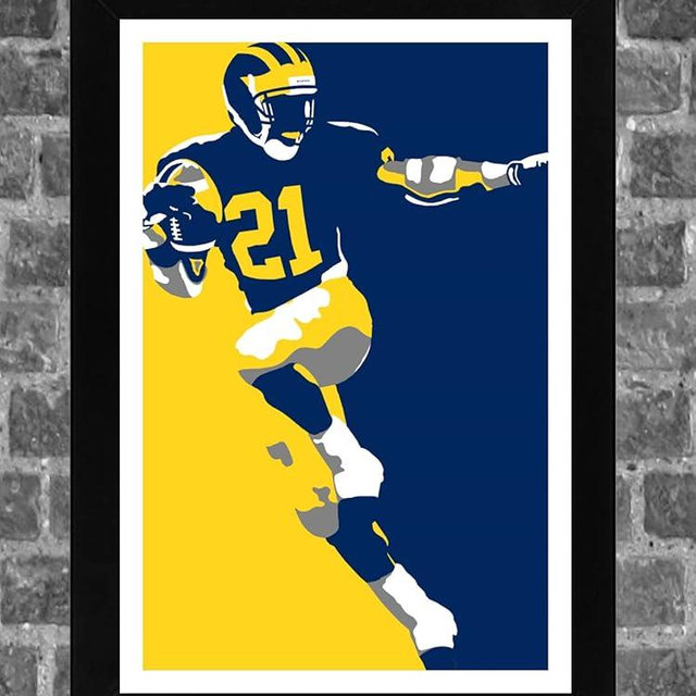 Generic Desmond Howard Michigan Wolverines Heisman Portrait Sports Print Art 11x17