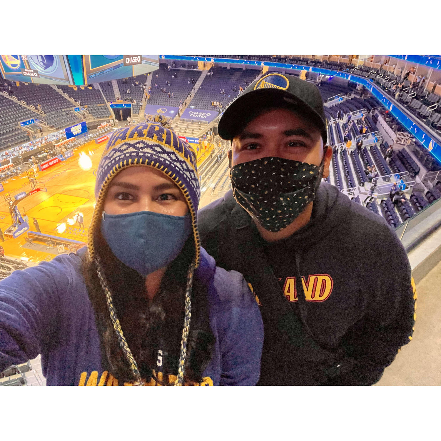 When we flew to San Francisco to see the Warriors beat down the Memphis Grizzlies! 
- May 2021