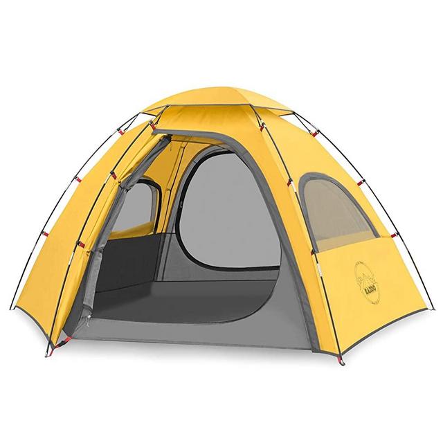 KAZOO Outdoor Camping Tent Family Durable Waterproof Camping Tents Easy Setup Two Person Tent Sun Shade 2/3 Person